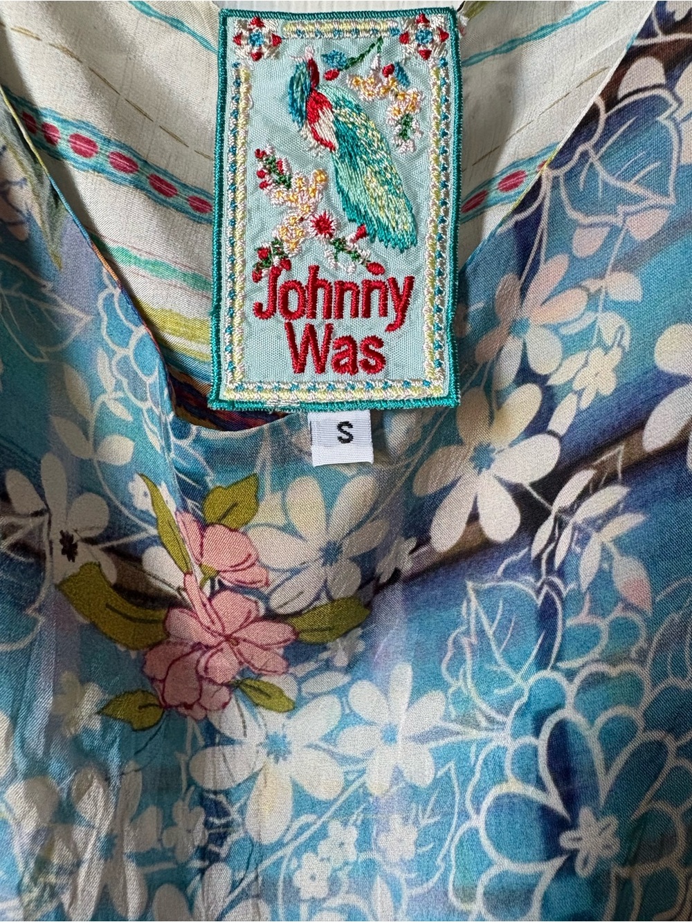 Johnny Was Reversible Mixed-Print Tank - Picture 3 of 4